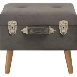 vidaXL Tabourets de rangement lot de 3 Velours