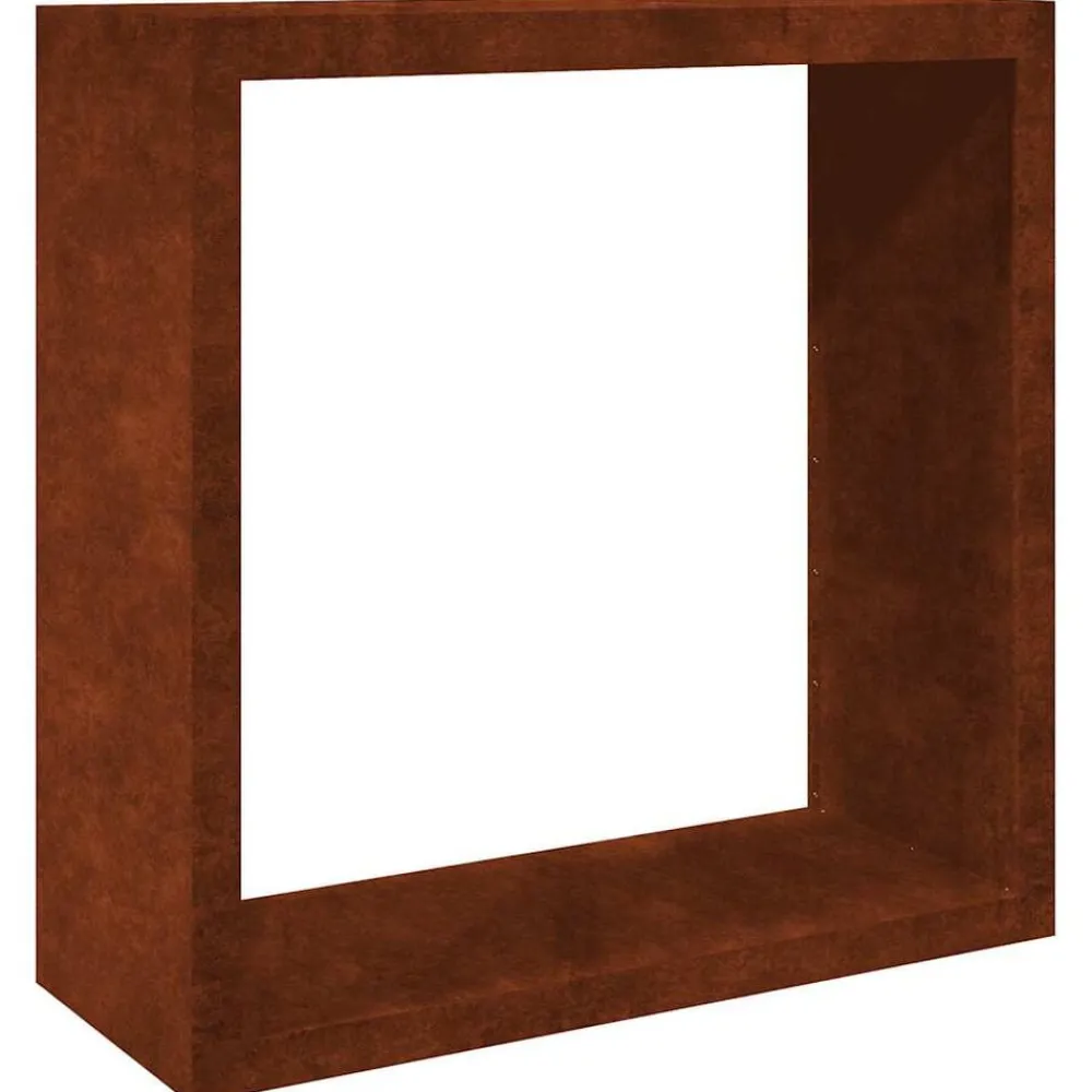 Accessoires Pour Cheminées & Poêles À Bois-vidaXL Étagère à bois 100x40x100 cm acier résistant aux intempéries Acier résistant aux intempéries/Marron