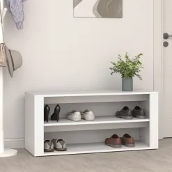 vidaXL Étagère à chaussures 100x35x45 cm Bois d'ingénierie