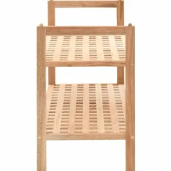 vidaXL Étagère à chaussures Bois de noyer massif 69 x 26 x 40 cm