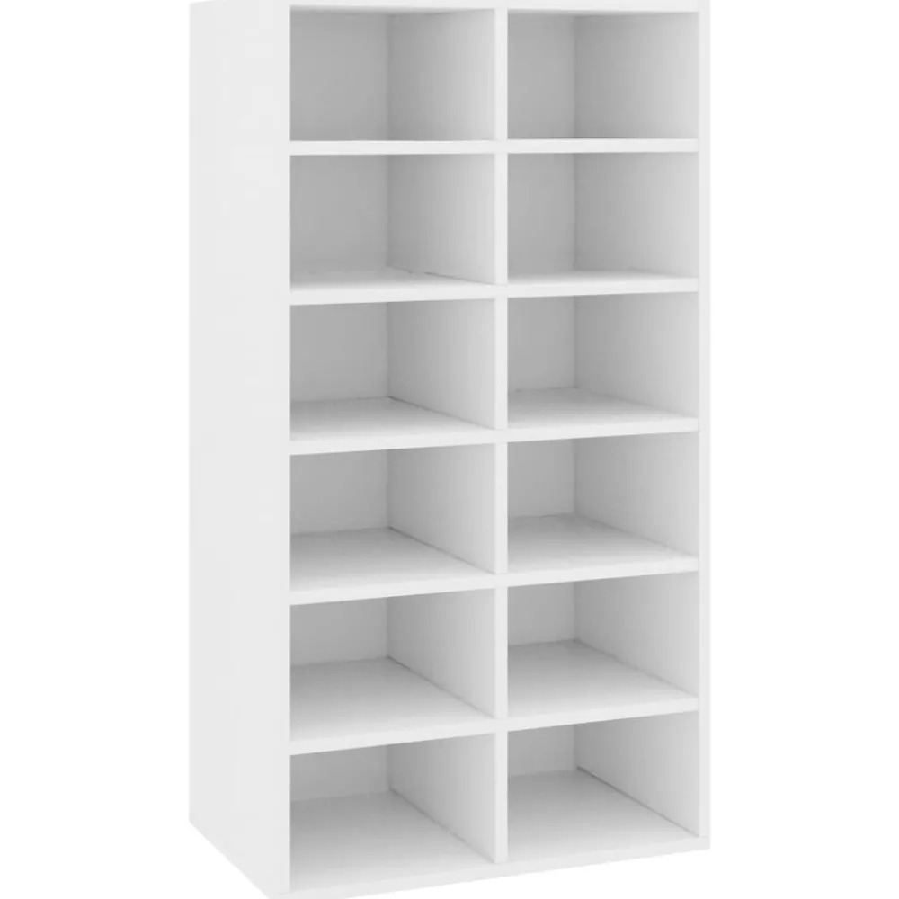 vidaXL Étagère à chaussures 54x34x100,5 cm Bois d'ingénierie