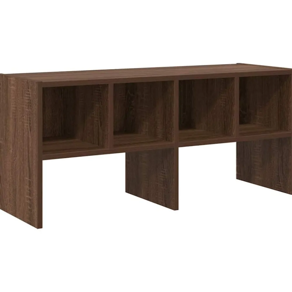 vidaXL Étagère à chaussures empilable chêne marron 89,5x30x40 cm