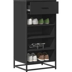 vidaXL Étagère à chaussures 48x38x97,5 cm bois d'ingénierie