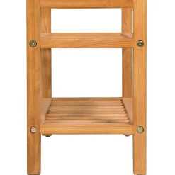 vidaXL Étagère à chaussures avec 2 étagères 50x27x40 cm Chêne massif