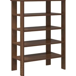 Produits Ménagers-vidaXL Étagère à chaussures chêne marron 61x32x87,5 cm bois ingénierie Ch&ecirc;ne marron