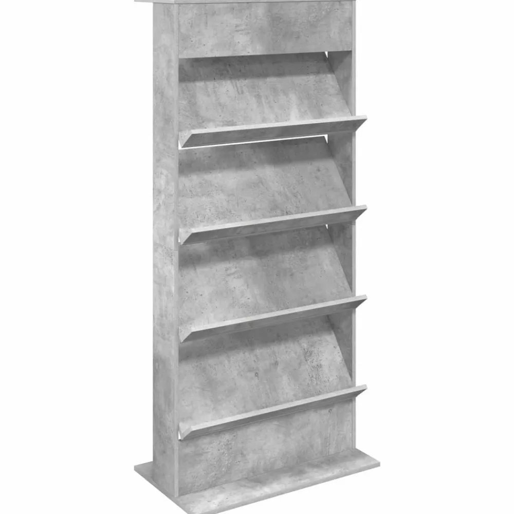 vidaXL Étagère à magazines avec étagère 70 x 41 x 156 cm