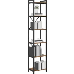 Étagères-vidaXL Étagère 40 x 30 x 189,5 cm Bois d'ingénierie Bois ancien