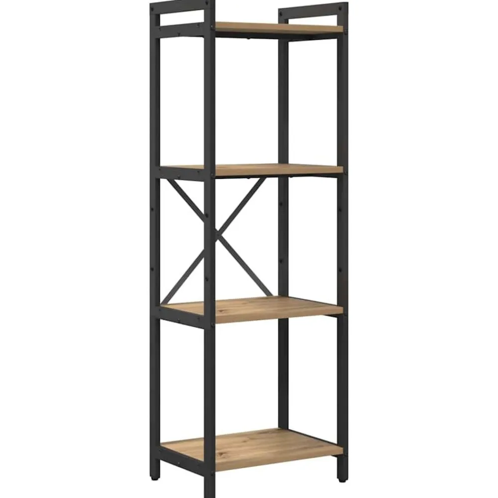 vidaXL Étagère Chêne artisanal 40 x 30 x 119 cm Bois d'ingénierie