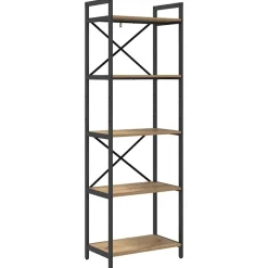 Étagères-vidaXL Étagère Chêne artisanal 56 x 34 x 171 cm Bois d'ingénierie ch&ecirc;ne artisanal