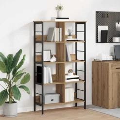 vidaXL Étagère Chêne artisanal 82 x 32 x 144,5 cm Bois d'ingénierie