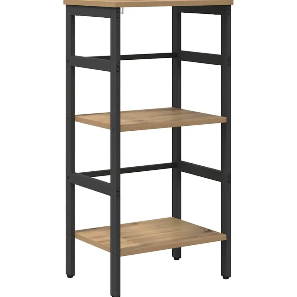 vidaXL Étagère Chêne artisanal 40 x 29,5 x 81 cm Bois d'ingénierie
