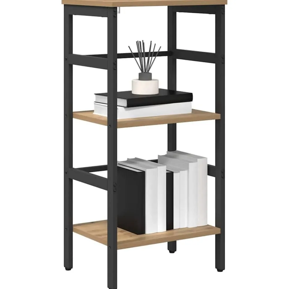 vidaXL Étagère Chêne artisanal 40 x 29,5 x 81 cm Bois d'ingénierie