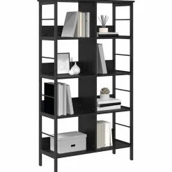 vidaXL Étagère Chêne noir 82 x 32 x 144,5 cm Bois d'ingénierie