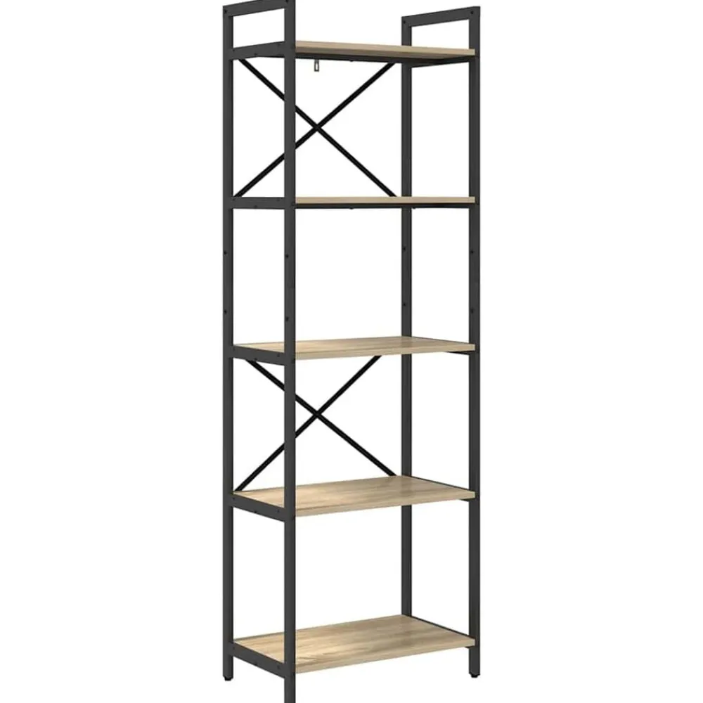 vidaXL Étagère Chêne Sonoma 56 x 34 x 171 cm Bois d'ingénierie
