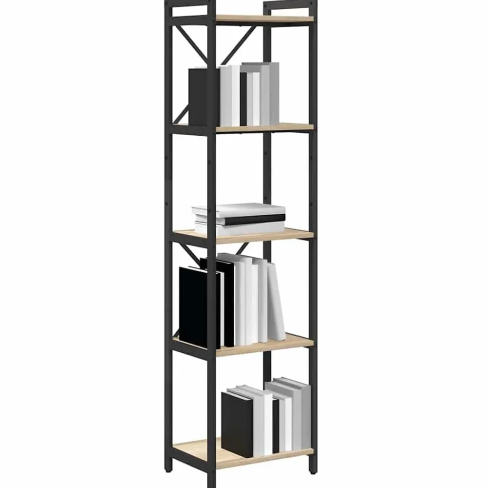 vidaXL Étagère Chêne Sonoma 40 x 30 x 155 cm Bois d'ingénierie