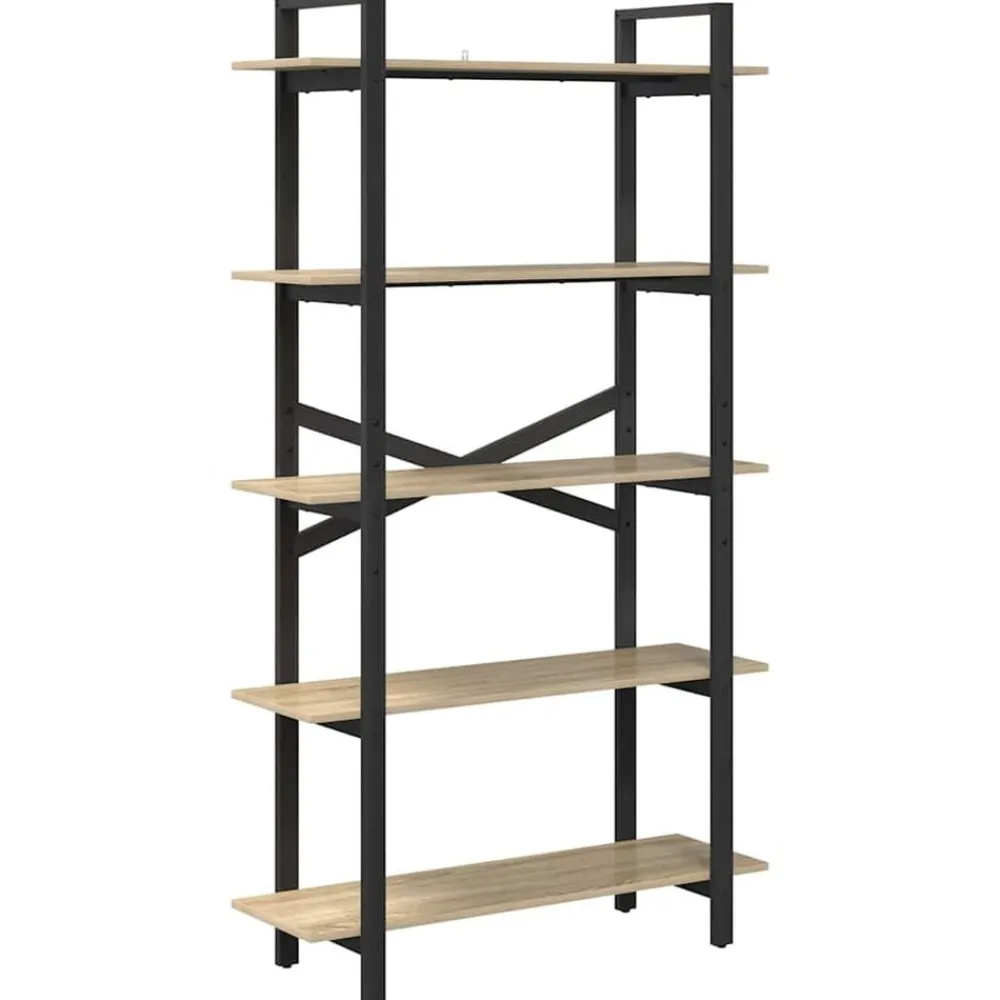 vidaXL Étagère Chêne Sonoma 100 x 33,5 x 178 cm Bois d'ingénierie