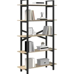 vidaXL Étagère Chêne Sonoma 100 x 33,5 x 178 cm Bois d'ingénierie