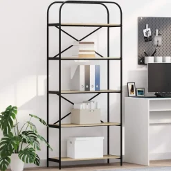 vidaXL Étagère Chêne Sonoma 80 x 30 x 183 cm Bois d'ingénierie
