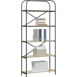 vidaXL Étagère Chêne Sonoma 80 x 30 x 183 cm Bois d'ingénierie