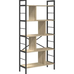 Étagères-vidaXL Étagère Chêne Sonoma 75 x 30 x 156 cm Bois d'ingénierie Chêne sonoma