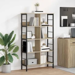 Étagères-vidaXL Étagère Chêne Sonoma 82 x 32 x 144,5 cm Bois d'ingénierie Ch&ecirc;ne sonoma