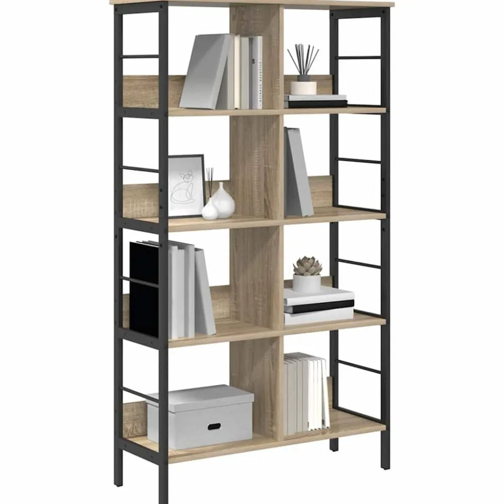 Étagères-vidaXL Étagère Chêne Sonoma 82 x 32 x 144,5 cm Bois d'ingénierie Chêne sonoma