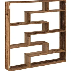 vidaXL Étagère cube murale 7 compartiments bois ingénierie