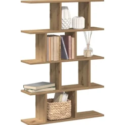 vidaXL Étagère cube murale 12 compartiments chêne artisanal