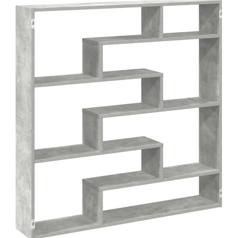 vidaXL Étagère cube murale 7 compartiments bois ingénierie