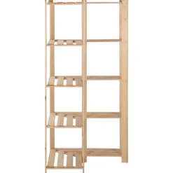 vidaXL Étagère d'angle de rangement 5 niveaux 82,5x82,5x170 cm Pin
