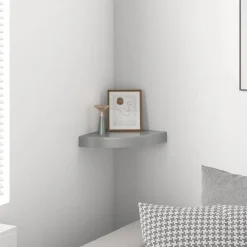 vidaXL Étagère d'angle flottante 25x25x3,8 cm MDF