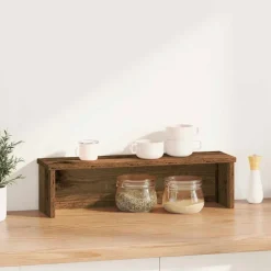 Arts De La Table & Arts Culinaires-vidaXL Étagère de cuisine empilable 50x15x16 cm Vieux bois