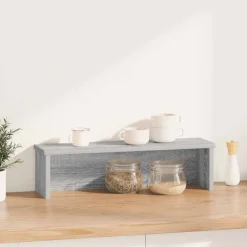 Arts De La Table & Arts Culinaires-vidaXL Étagère de cuisine empilable 50x15x16 cm Sonoma gris