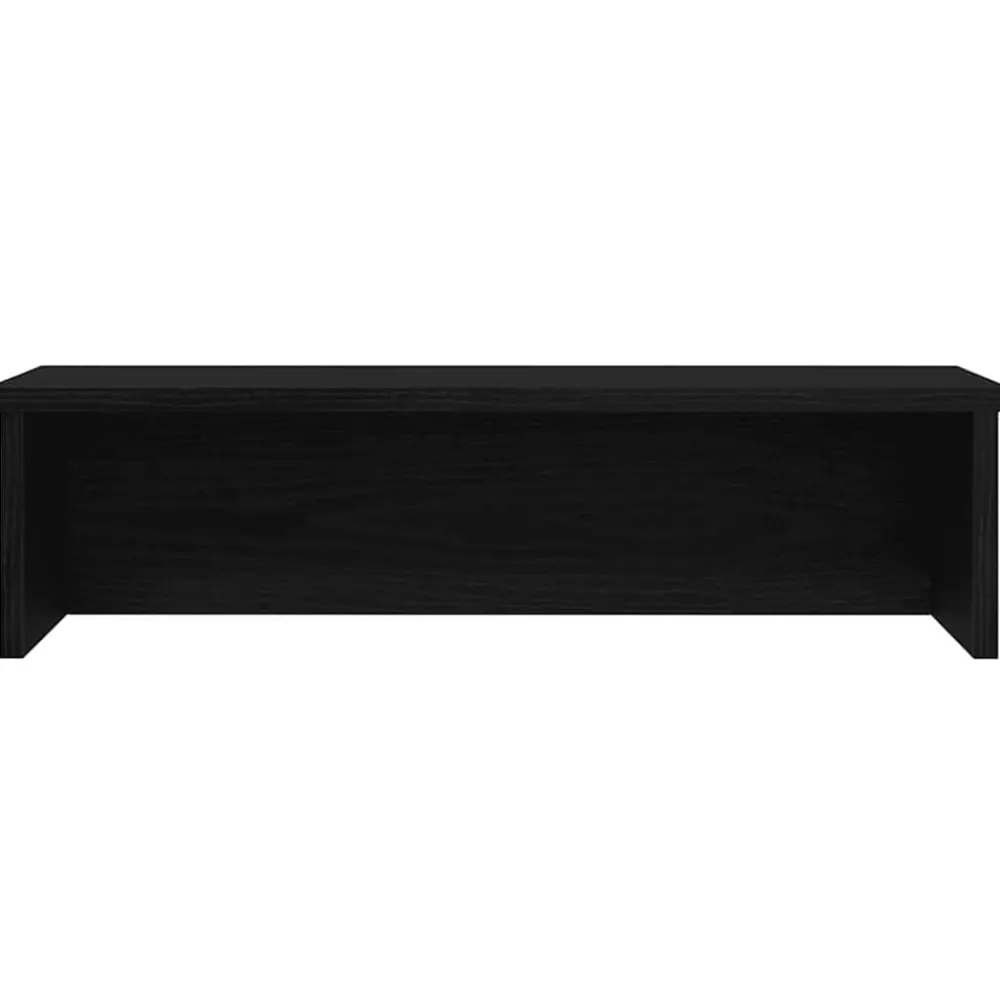 Arts De La Table & Arts Culinaires-vidaXL Étagère de cuisine empilable 50x15x16 cm bois d'ingénierie Noir