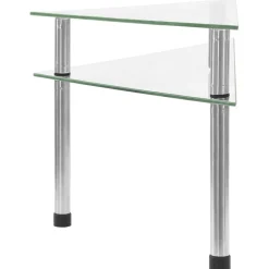 Arts De La Table & Arts Culinaires-vidaXL Étagère de cuisine 49,5x35x19 cm Verre trempé Transparent