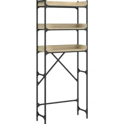 vidaXL Étagère de lave-linge chêne sonoma 67x25x163 cm bois ingénierie