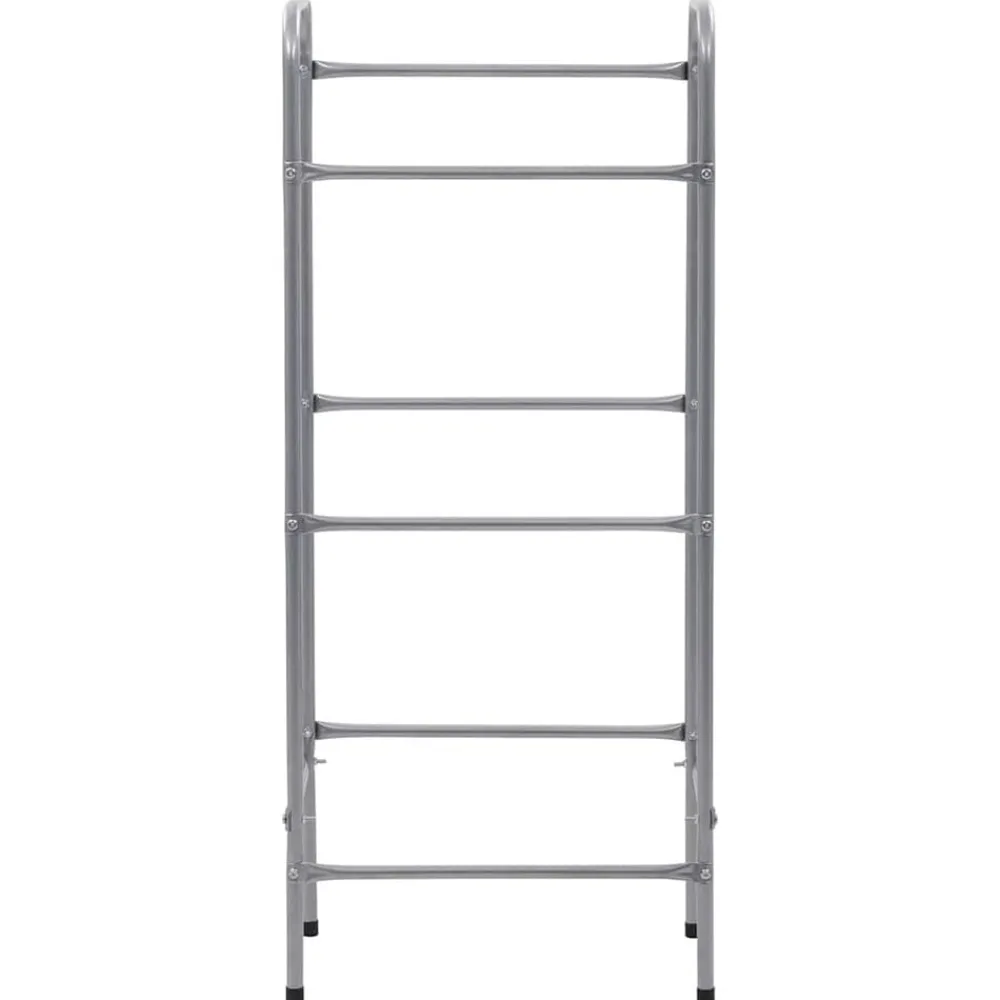 Stockage Industriel-vidaXL Étagère de rangement pour 3 caisses Argenté 50x33x116 cm Acier