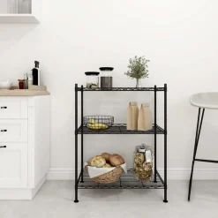 vidaXL Étagère de rangement 3 niveaux 60x35x76 cm 150 kg