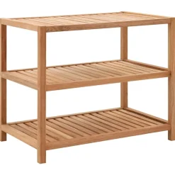 Accessoires De Salle De Bain-vidaXL Étagère de salle de bain Bois de noyer massif 65x40x55 cm
