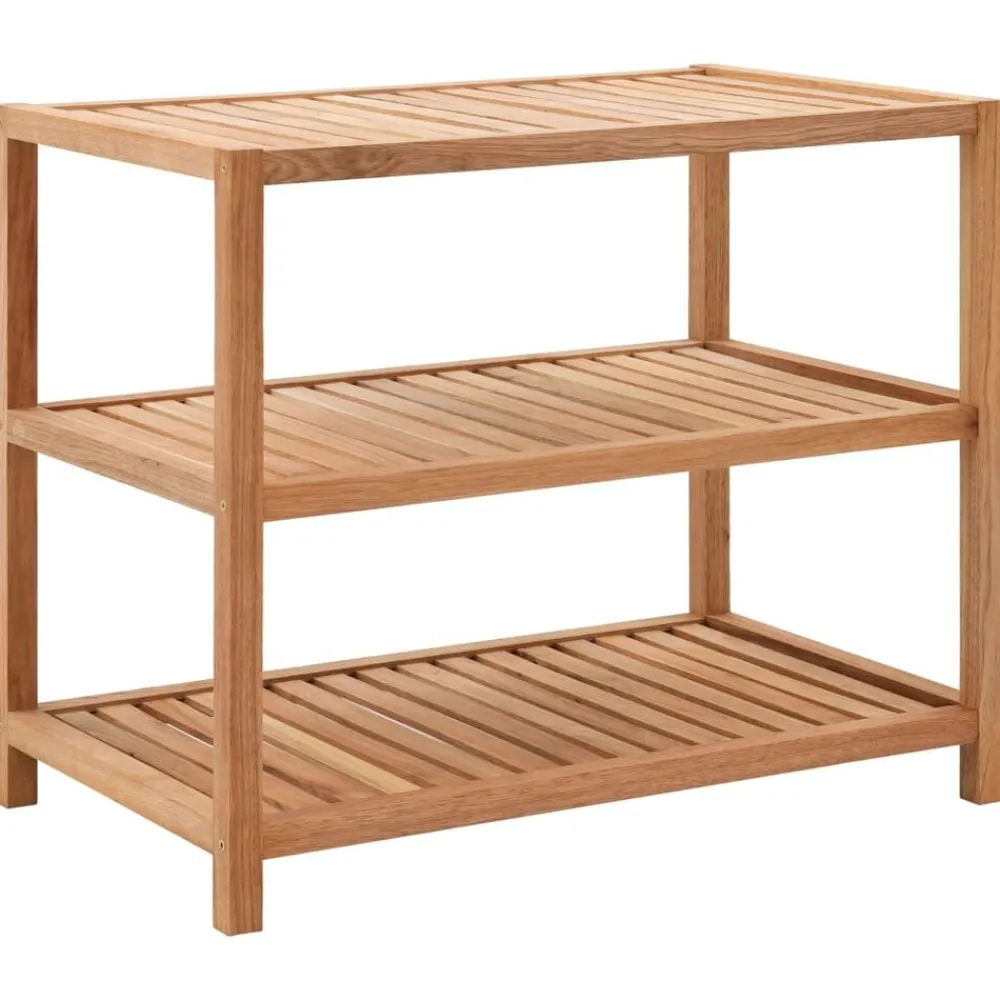 Accessoires De Salle De Bain-vidaXL Étagère de salle de bain Bois de noyer massif 65x40x55 cm