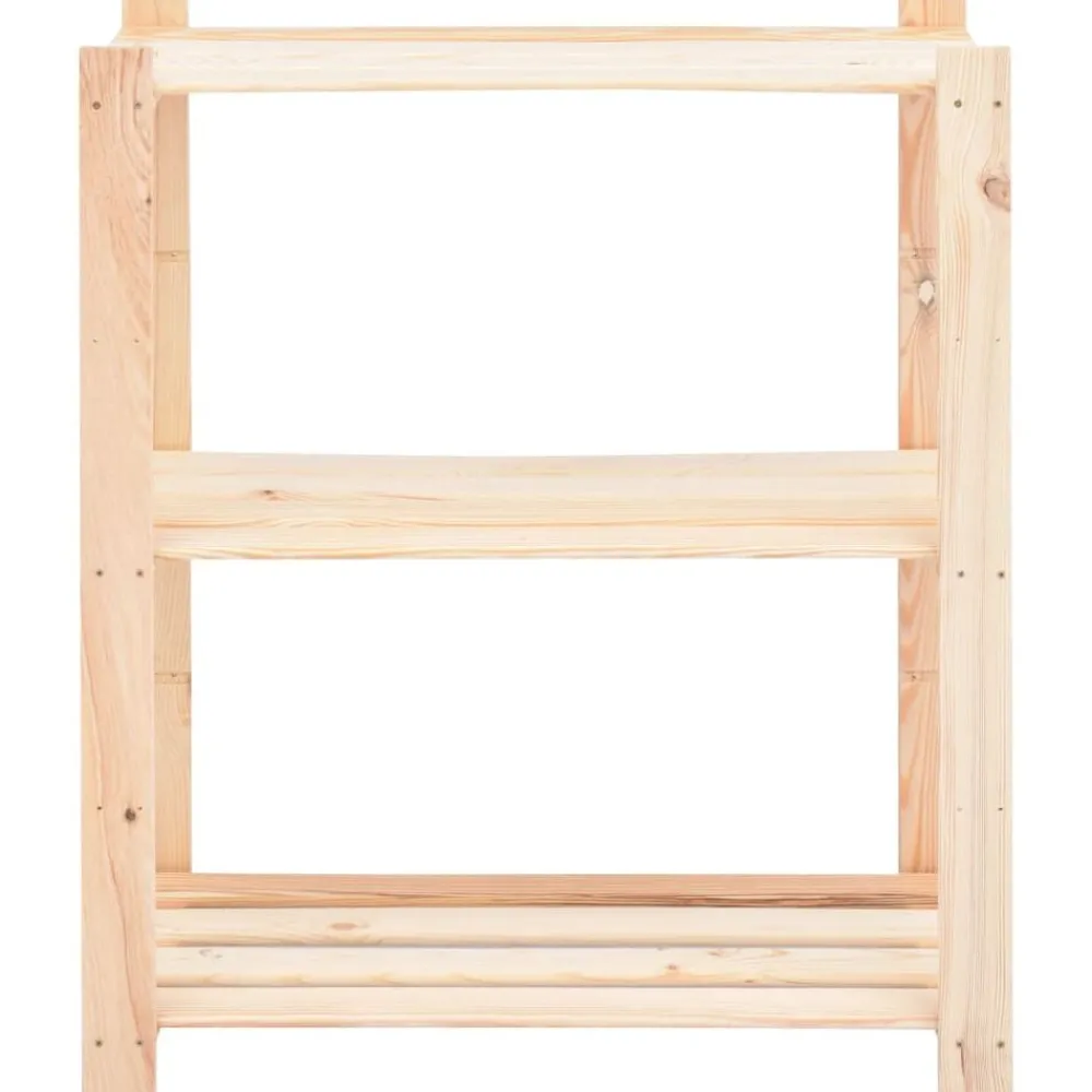 Stockage Industriel-vidaXL Étagère de stockage 3 niveaux 80x38x90 cm Pin solide 150 kg
