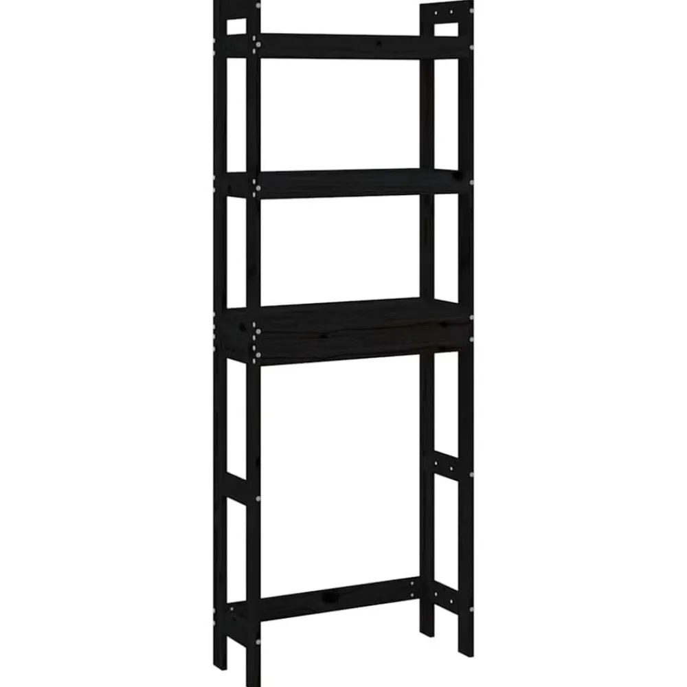 vidaXL Étagère de toilette 63x26x171 cm Bois de pin massif
