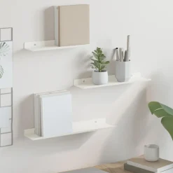 vidaXL Étagère flottante 3 pcs 40 x 9 x 2,5 cm Acier
