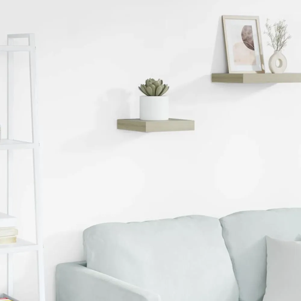 Étagères-vidaXL Étagère flottante murale chêne 23x23,5x3,8 cm MDF Chêne