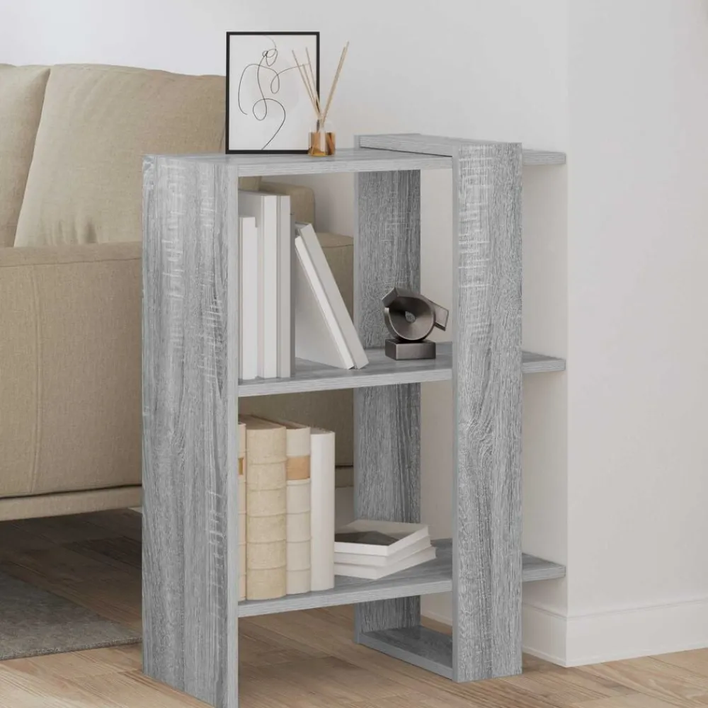 vidaXL Étagère Gris Sonoma 52 x 25 x 71,5 cm Bois d'ingénierie
