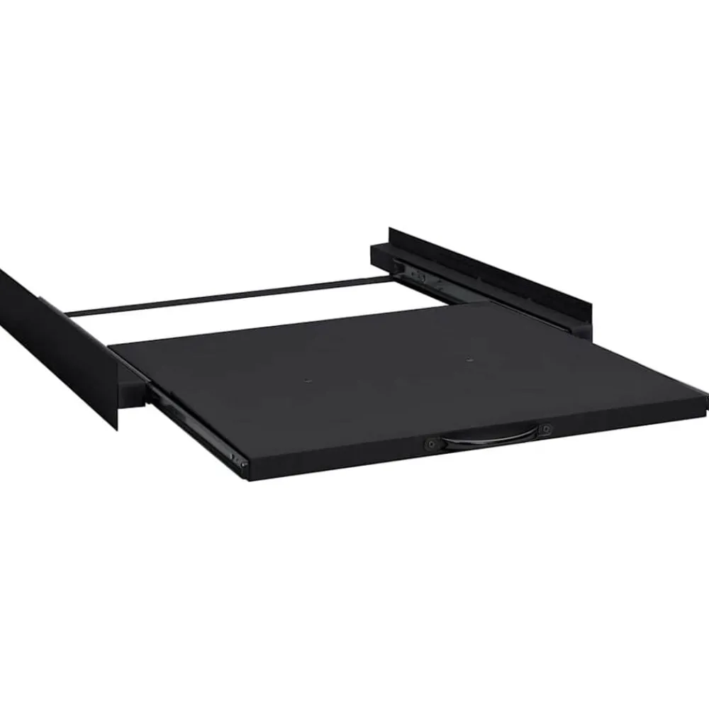 Accessoires Pour Appareils Électroménagers-vidaXL Étagère intermédiaire pour machine à laver Noir 60 x 60 x 8 cm