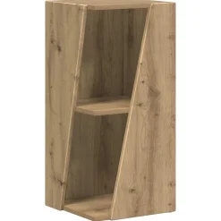 Étagères-vidaXL Étagère latérale Chêne artisanal 33 x 32 x 70,5 cm ch&ecirc;ne artisanal
