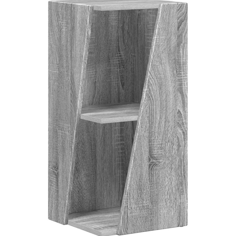 Étagères-vidaXL Étagère latérale Gris Sonoma 33 x 32 x 70,5 cm Sonoma gris