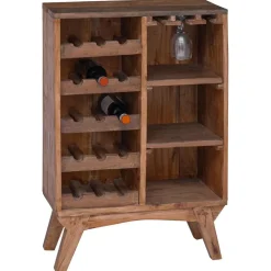 vidaXL Étagère Marron 60 x 30 x 90 cm Bois Recyclé Solide