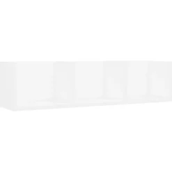 vidaXL Étagère murale à CD 75x18x18 cm Bois d'ingénierie